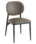 Gideon Stone Modern Faux Leather Dining Chair -1