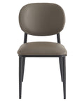 Gideon Stone Modern Faux Leather Dining Chair -4