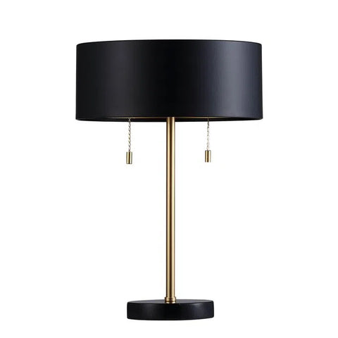 Gillian Black Marble Table Lamp-1