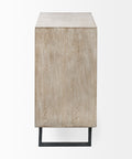 Giselle I Light Brown 3-Drawer Accent Cabinet -3