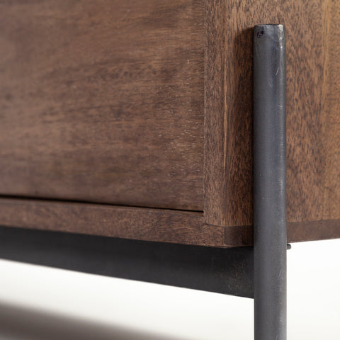 Glenn IV Dark Brown Mango Wood Media Console -6