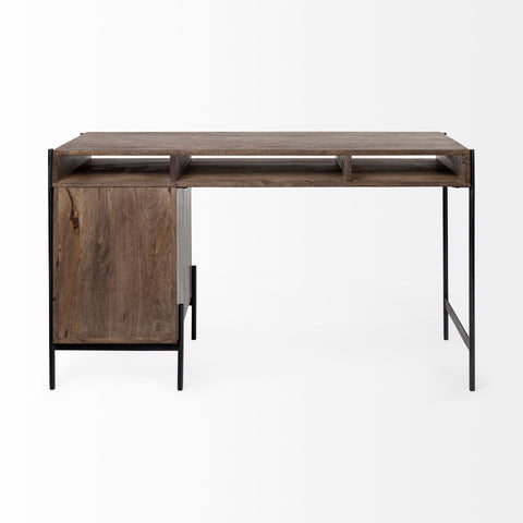 Glenn Solid Mango Wood Desk-3