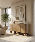 mango wood sideboard cabinet