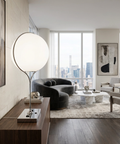 Globo Polished Chrome Table Lamp
