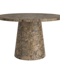 Godiva Grey Stone Look Round Dining Table
