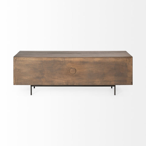 Grace I Two-Tone Brown Mango Wood Media Console -6