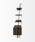 Grace Solid Mango Wood Shelving Unit-3