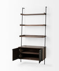 Grace Solid Mango Wood Shelving Unit-4