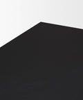 Grier 84" Black Mango Wood Dining Table- 5