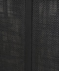 Grier 84" Black Mango Wood Dining Table- 7