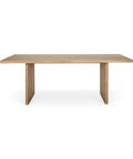 Grier 84" Light Brown Mango Wood Dining Table-2