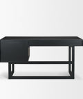 Grier Black Mango Wood Cane Desk-4