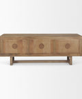Grier Light Brown Mango Wood Media Console-4