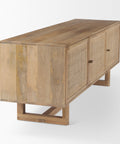Grier Light Brown Mango Wood Media Console-5