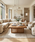 Grier Medium Brown Mango Wood Coffee Table - Mercana