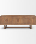 Grier Medium Brown Mango Wood Media Console-4