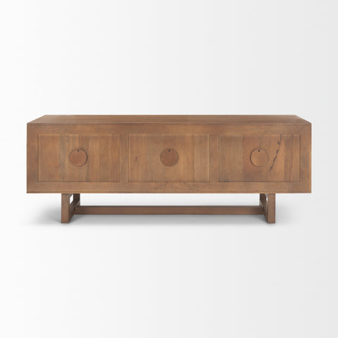 Grier Medium Brown Mango Wood Media Console-4
