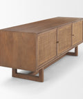 Grier Medium Brown Mango Wood Media Console-5