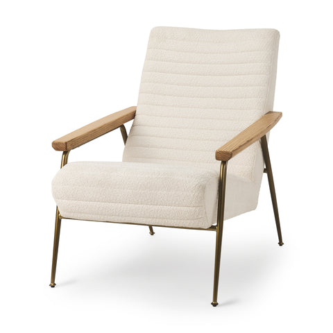 Grosjean Cream Boucle Accent Chair -1