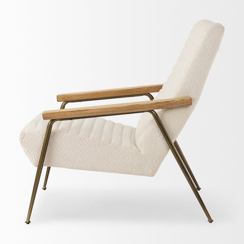 Grosjean Cream Boucle Accent Chair -3