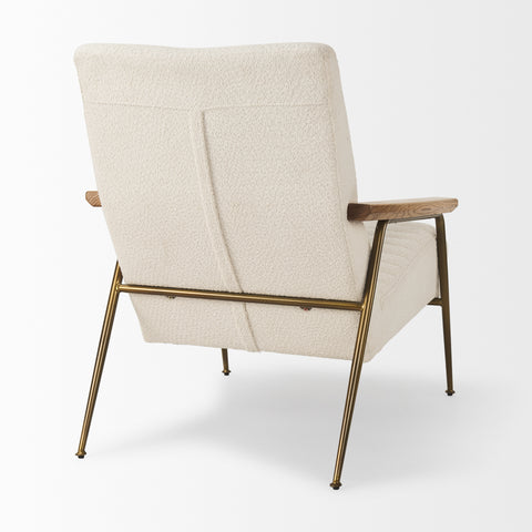 Grosjean Cream Boucle Accent Chair -5