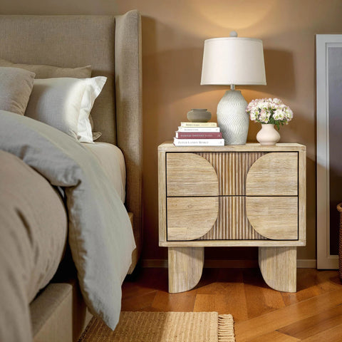 Haru Two Drawer - Nightstand LH