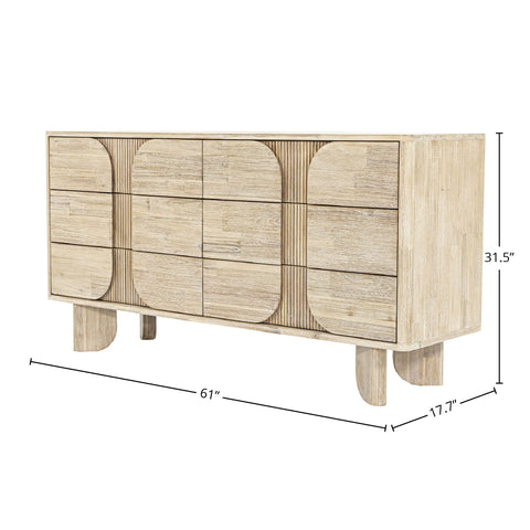 Haru Six Drawer - Dresser LH