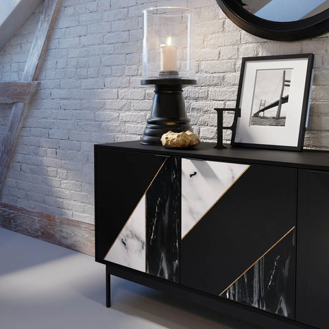 Hexa Black - Sideboard