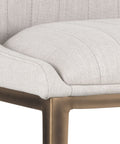 Halden Beige Modern Upholstered Counter Stool -5