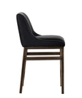 Halden Black Modern Faux Leather Counter Stool-3