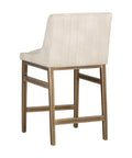 Halden Cream Modern Faux Leather Counter Stool-2