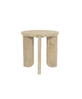 Haru Sand Wash Solid Acacia Wood End Table-2