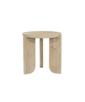 Haru Sand Wash Solid Acacia Wood End Table-3