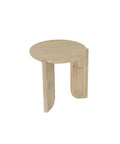 Haru Sand Wash Solid Acacia Wood End Table-4