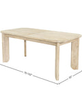 Haru Solid Acacia Extendable Dining Table-8