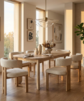 Haru Solid Acacia Extendable Dining Table