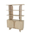 Haru Solid Acacia Wood Bookcase-3