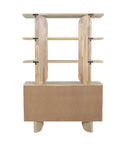 Haru Solid Acacia Wood Bookcase-4