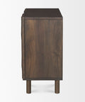 Heera Dark Brown Mango Wood Accent Cabinet -3