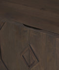 Heera Dark Brown Mango Wood Accent Cabinet -6