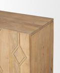 Heera Light Brown Wood Accent Cabinet -6