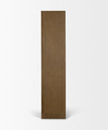 Henry Dark and Light Brown Oak Veneer Curio Cabinet-4