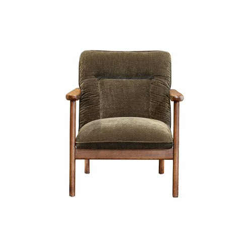 Highland Pine Green Fabric Accent Chair-2