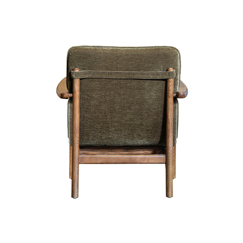 Highland Pine Green Fabric Accent Chair-3