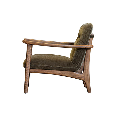 Highland Pine Green Fabric Accent Chair-4
