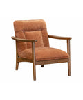 Highland Rust Fabric Accent Chair-1