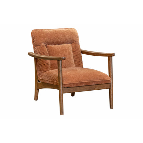 Highland Rust Fabric Accent Chair-1
