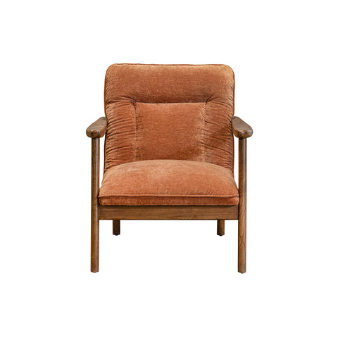 Highland Rust Fabric Accent Chair-2