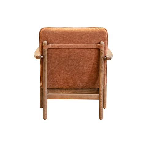 Highland Rust Fabric Accent Chair-5