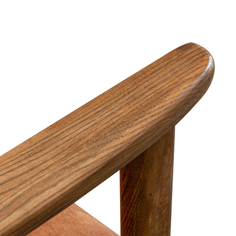 Highland Rust Fabric Accent Chair-7